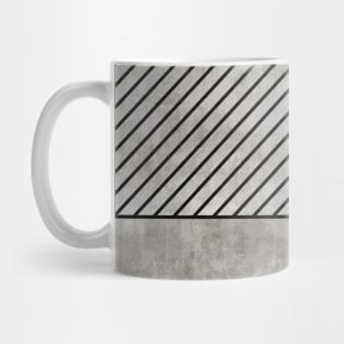 Random Pattern - Concrete and Wood Mug